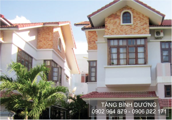 Công trình sử dụng gốm 2 màu