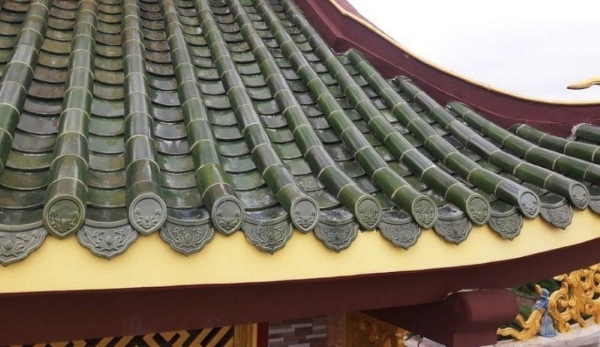 Ngói viền Mỹ Xuân tráng men tạo nét cổ kính cho các công trình chùa chiền