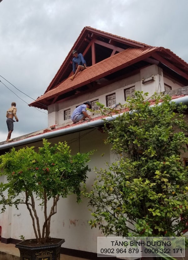 Công trình lợp mái chùa Công trình lợp mái chùa