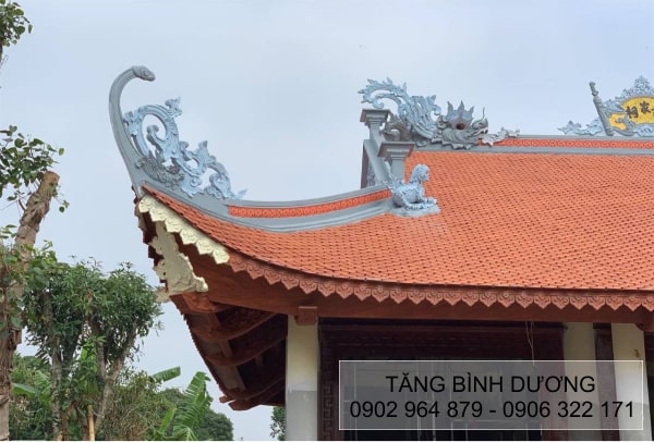 Ngói vảy cá Đất Việt mang yếu tố tâm linh Ngói vảy cá Đất Việt mang yếu tố tâm linh