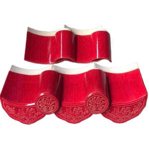 Ngói Viền Hoa Sen Búp đỏ