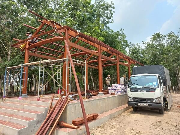 Ngói vảy cá Đất Việt giao công trình ở Tây Ninh