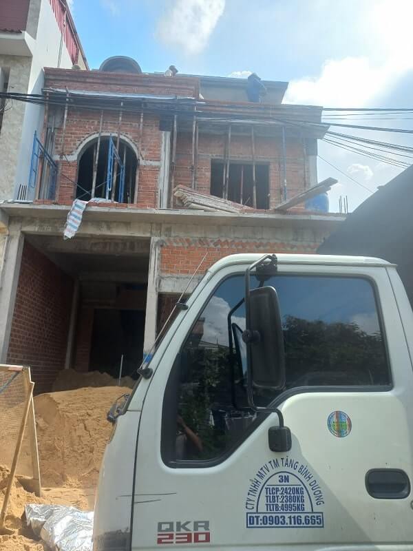 Công trình nhà anh Hưng tại Thủ Dầu Một