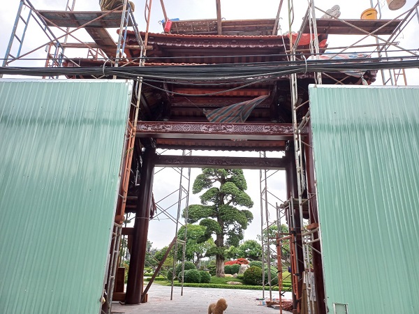 Hình ảnh thực tế ngói mũi hài lớn tại nhà chị Lan ở Phước Kiểng