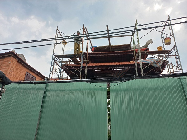 Ngói mũi hài lớn giao công trình chị Lan ở Phước Kiểng (Nhà Bè)