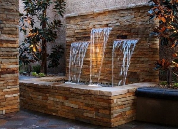 Đá chẻ ốp thác nước