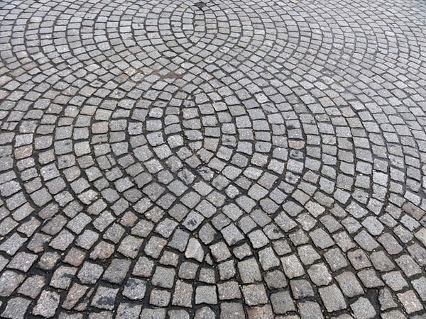 Mẫu đá chẻ ốp sân vườn texture theo hình lượn sóng số 8