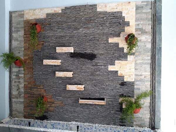 Tường ốp đá mang tính nghệ thuật cao