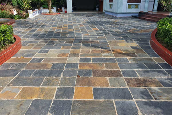 Mẫu sản phẩm lát nền mộc mạc, mang hơi thở của thiên nhiên