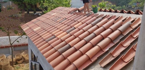 Ngói lợp Địa Trung Hải giao công trình chị Duyên - Mũi Né - Bình Thuận