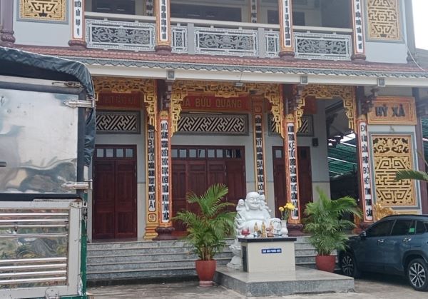 Gạch lát cotto Đất Việt giao chùa Bửu Quang tại Đất Đỏ - Bà Rịa - Vũng Tàu