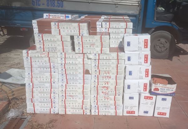 Gạch lát cotto Hạ Long giao cho công trình anh Việt tại huyện Củ Chi 