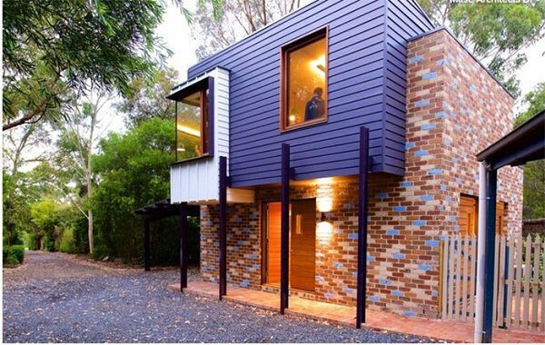 Công trình ốp gạch thẻ sang trọng