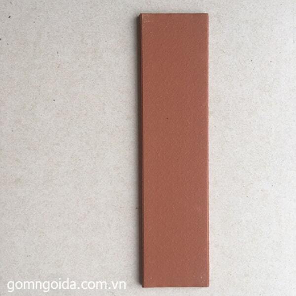 Gạch cotto Hạ Long màu đỏ nhạt nhã nhặn, tinh tế