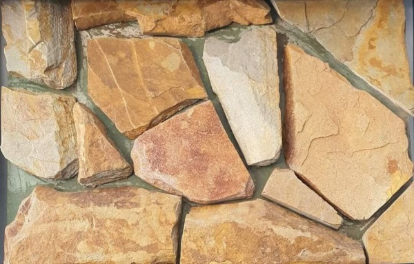 Đá chẻ bao vàng ánh kim