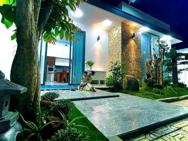 Tạo điểm nhấn cho ngôi nhà với đá rối vàng chanh