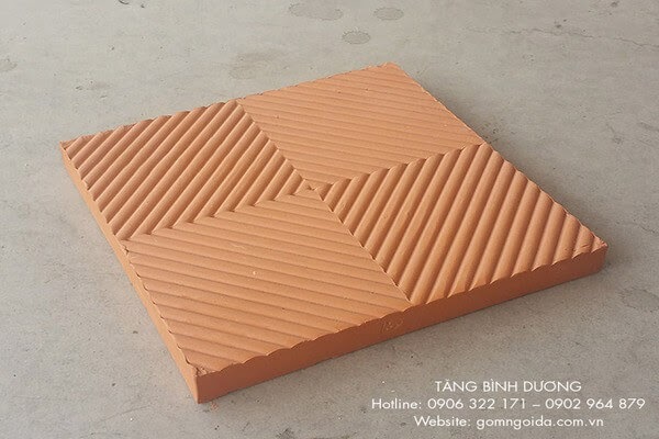 Gạch tàu lá dừa Đồng Nai lát sân