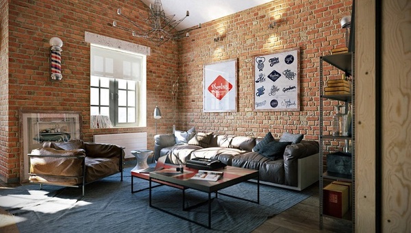 Tường ốp gạch thẻ mang phong cách “thời ông bà”