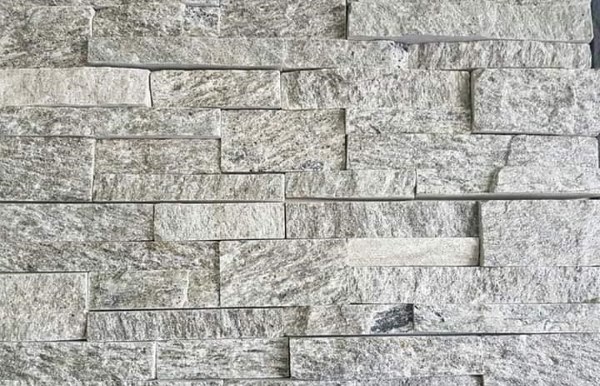 Đá ghép ánh kim trắng