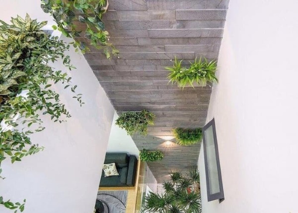 Đá tổ ong xám - Đá ốp giếng trời đẹp, được ưa thích hiện nay