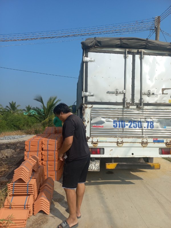 Ngói lợp Đồng Nai đã giao tới công trình tại Long An