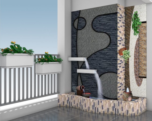 Đá tự nhiên ốp ban công