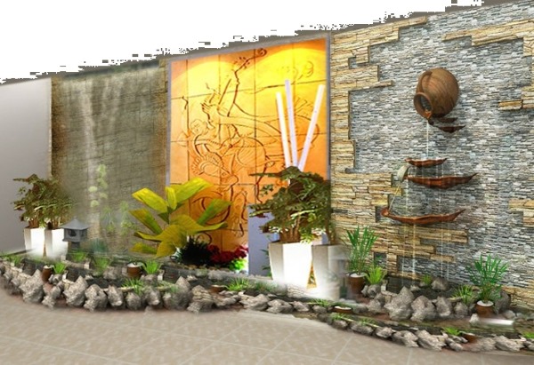 Các mẫu đá ốp tường tiểu cảnh sân vườn thêm đẹp mắt hiện nay