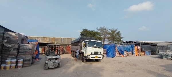 Đơn hàng đá tẩy xanh 10x20 tại kho Tăng Bình Dương