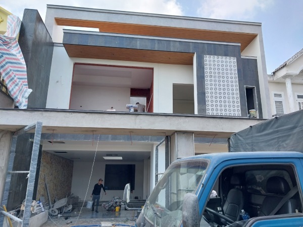 Đá băm xanh 30x60 được sử dụng để ốp lát cho công trình