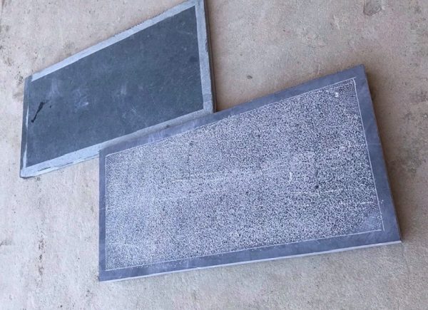 Đá xanh đen băm mặt trừ viền