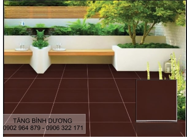 Gạch lát Đất Việt màu cà phê có nhiều ưu điểm