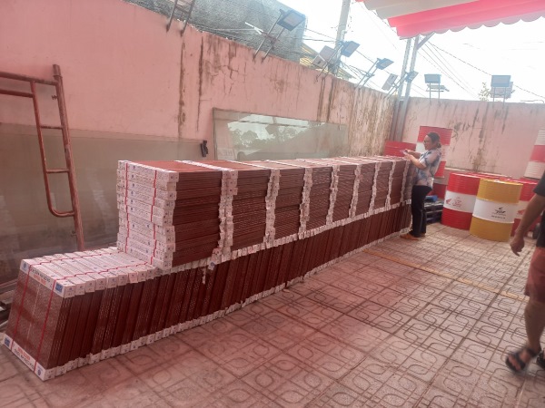 Hoàn tất bàn giao gạch tàu cotto cho khách hàng