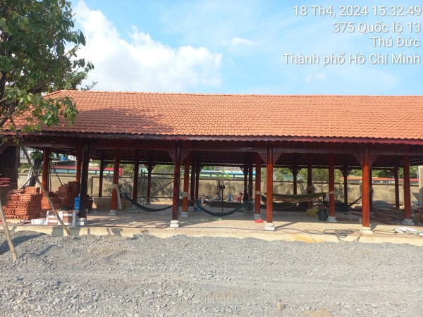 Công trình tại Thủ Đức sử dụng ngói lợp 22 Đất Việt