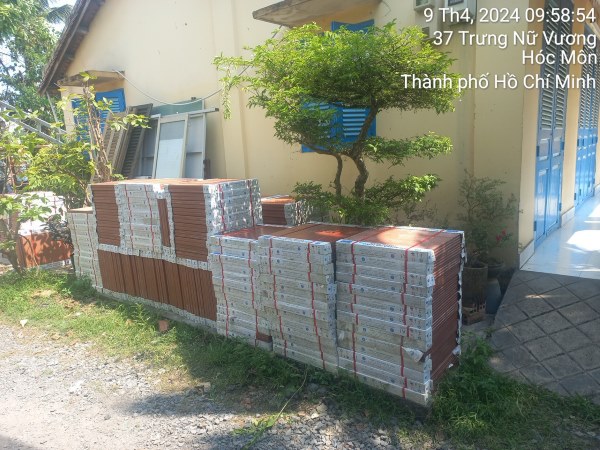 Gạch lát Cotto Hạ Long giao công trình tại Hóc Môn