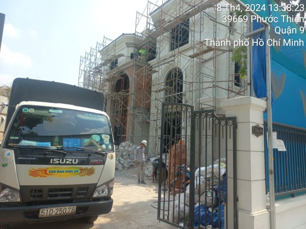 Ngói phẳng Inari P11 giao công trình tại Q9 Ngói phẳng Inari P11 giao công trình tại Q9