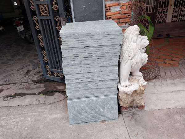 Đá băm xanh 30x60 giao đến Hóc Môn