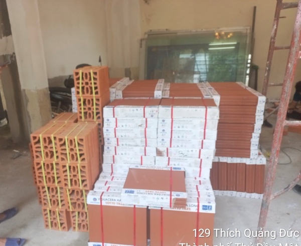 Gạch lát Cotto Hạ Long và gạch bông gió giao công trình Thủ Dầu Một
