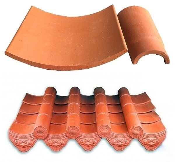 Sự kết hợp độc đáo giữa ngói âm và ngói dương