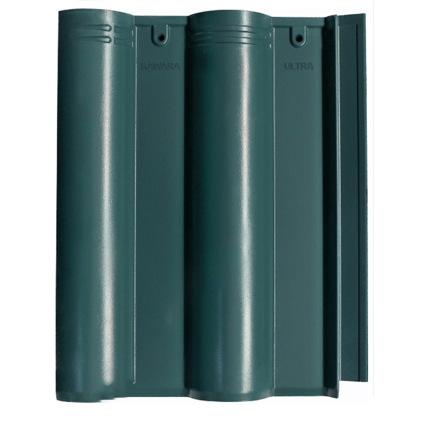 Ngói sóng Kawara màu xanh lục