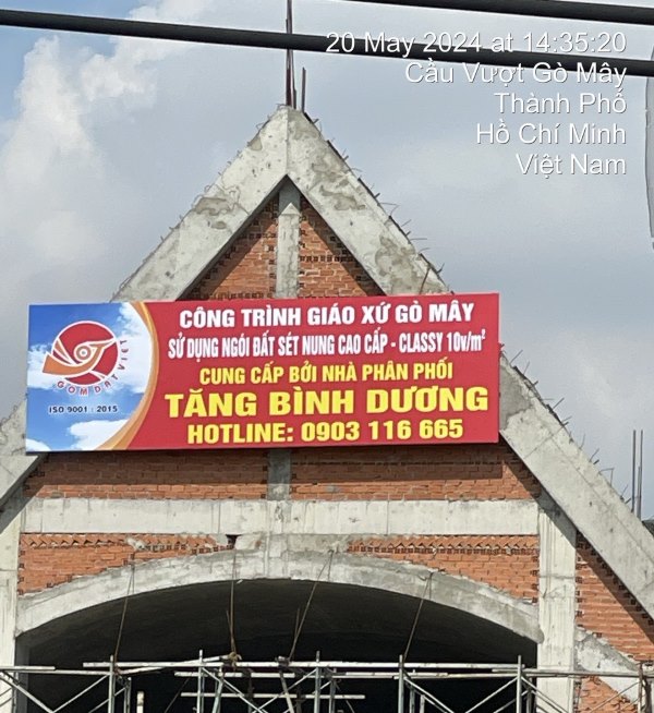 Hình ảnh về công trình giáo xứ Gò Mây