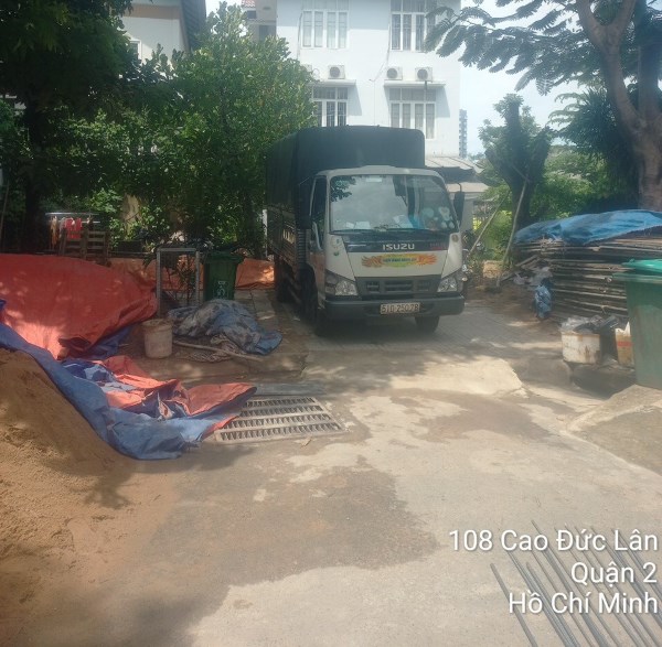 Gạch lát men Đất Việt 40x40 được sử dụng để lát nền cho công trình biệt thự Quận 2 