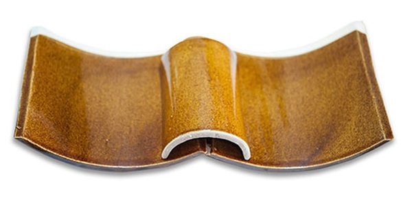 Ngói âm dương tráng men