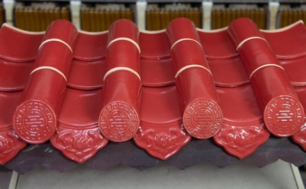 Ngói âm dương tráng men Ngói âm dương tráng men