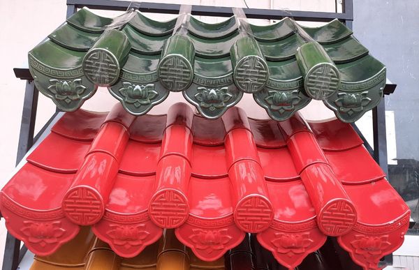 Ngói âm dương tráng men