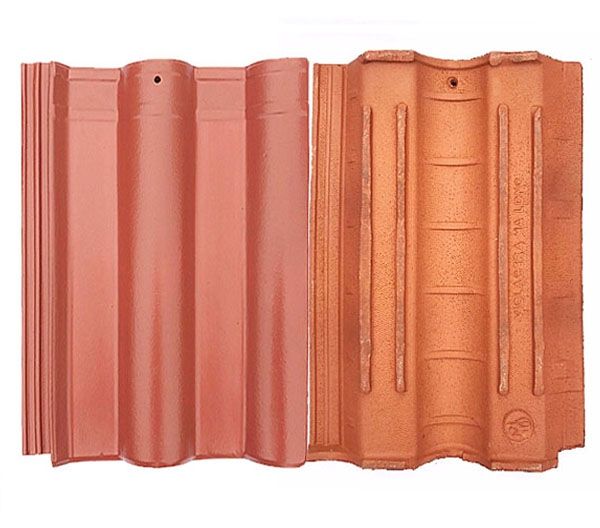 Ngói Hạ Long 10 viên m2 tráng men đỏ