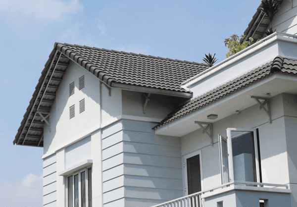 Ngói màu Kawara lợp biệt thự