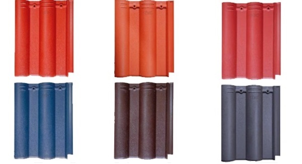 Ngói màu xi măng dạng sóng