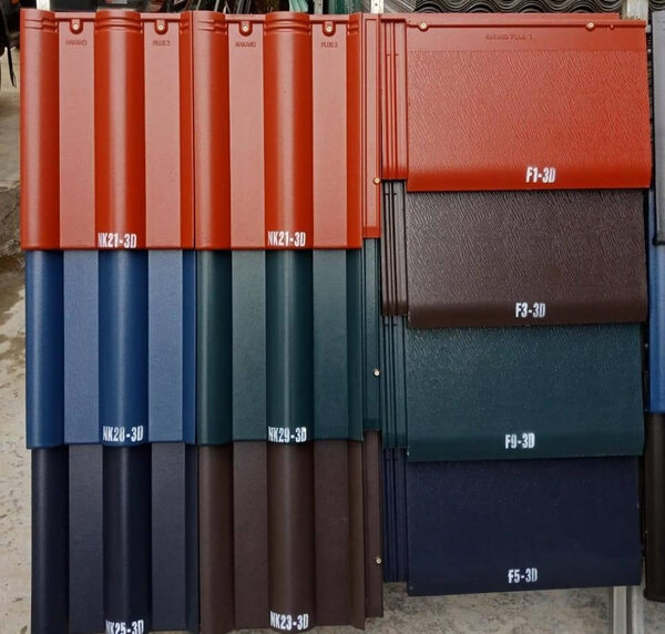 Ngói Nakamura sóng và phẳng Ngói Nakamura sóng và phẳng