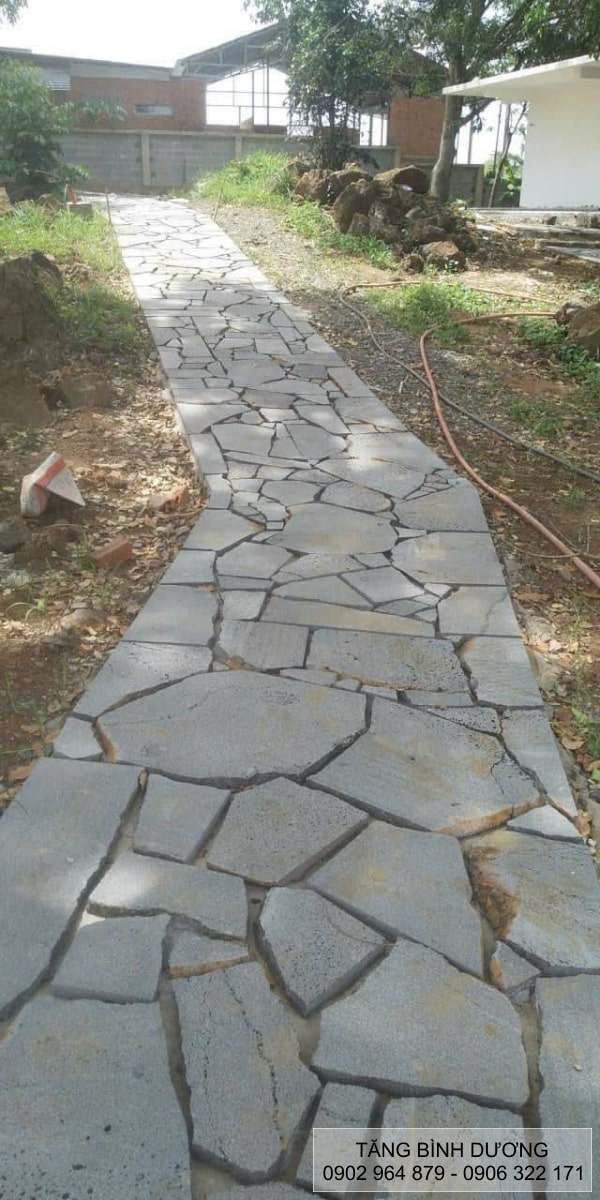 Đá rối ong lát đường đi