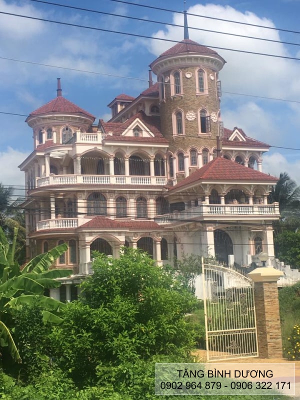 Sử dụng ngói màu M08 lợp mái nhà